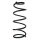 Suspension spring front axle coil spring Ø179mm SPIDAN for e.g. CITROËN C8