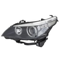 Headlight left 12 V D2S/H7 bi-xenon HELLA for BMW 5 Series and others