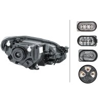 Left main headlight 12 V PY21W Halogen HELLA for VW UP!