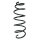 Suspension Spring Rear Axle Coil spring with constant wire diameter SPIDAN for e.g. FORD Mondeo III