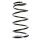 Suspension spring rear axle coil spring Ø154mm SPIDAN for e.g. HONDA HR-V