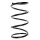 Suspension spring front axle coil spring Ø171mm SPIDAN for e.g. HONDA Civic