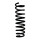 Suspension spring front axle coil spring Ø115mm SPIDAN for e.g. JAGUAR S-Type