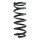 Suspension spring rear axle coil spring Ø133mm SPIDAN for e.g. JAGUAR XJ