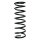 Suspension spring rear axle coil spring Ø119mm SPIDAN for JAGUAR X-Type and others