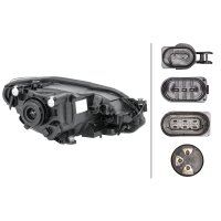 Left main headlight 12 V PY21W Halogen HELLA for VW UP!