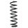 Suspension Spring Rear Axle Coil spring with constant wire diameter SPIDAN for MERCEDES-BENZ A-Klasse