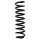 Suspension spring front axle coil spring SPIDAN for MERCEDES-BENZ E-Class and others