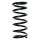 Suspension spring rear axle coil spring Ø128mm SPIDAN for e.g. MITSUBISHI
