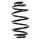 Suspension spring rear axle miniblock Ø 145mm SPIDAN for e.g. OPEL Meriva