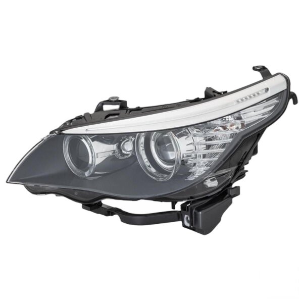 Headlight left 12 V PY21W Bi-Xenon HELLA for BMW 5 Series...