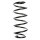 Suspension spring front axle coil spring Ø144mm SPIDAN for e.g. OPEL Astra G
