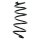 Suspension spring front axle coil spring Ø145mm SPIDAN for e.g. OPEL Astra H