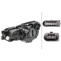 Main headlamp right 12 V W5W halogen HELLA for...