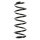 Suspension Spring Rear Axle Coil spring with constant wire diameter SPIDAN for e.g. PEUGEOT 307 Break