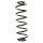 Coil spring rear axle Ø113mm SPIDAN for e.g. CITROËN C4 I