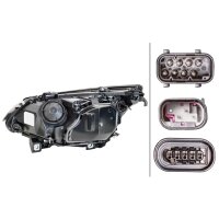 Headlamp right 12 V H10W halogen HELLA for BMW 5 Series...
