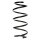 Suspension spring front axle coil spring Ø159mm SPIDAN for e.g. RENAULT Grand