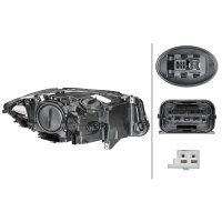 Left main headlight 12 V D1S/H7 LED HELLA for BMW 5...