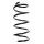 Suspension spring front axle coil spring Ø170mm SPIDAN for RENAULT Espace IV