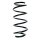 Suspension spring front axle coil spring Ø170mm SPIDAN for RENAULT Espace IV