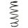 Suspension spring front axle coil spring Ø139mm SPIDAN for e.g. SKODA Fabia I