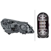 Left main headlight 12 V H7/H7 halogen HELLA for...