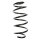 Suspension spring front axle coil spring Ø144mm SPIDAN for e.g. SKODA Superb II