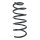 Suspension spring front axle coil spring Ø164mm SPIDAN for e.g. VOLVO XC90 I