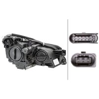 Left main headlight 12 V PY21W Bi-Xenon HELLA for...