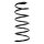 Suspension spring front axle coil spring Ø167mm SPIDAN for e.g. VOLVO S60 I