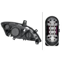 Left main headlight 12 V PY21W Halogen HELLA