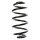 Suspension spring rear axle coil spring Ø 160mm SPIDAN for e.g. VW Passat