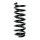 Suspension spring front axle coil spring Ø113mm SPIDAN for SUZUKI Vitara and others