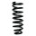 Suspension spring front axle coil spring Ø121mm SPIDAN for e.g. KIA Sorento I