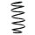 Suspension spring front axle coil spring Ø113mm SPIDAN for e.g. SMART Cabrio