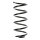 Suspension spring rear axle coil spring Ø99mm SPIDAN for e.g. SMART Cabrio