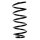 Suspension Spring Rear Axle Coil spring with constant wire diameter SPIDAN for e.g. SMART City-Coupe
