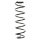 Suspension Spring Rear Axle Coil spring with constant wire diameter SPIDAN for e.g. RENAULT Laguna II Grandtour