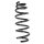 Suspension Spring Front Axle Coil spring with constant wire diameter SPIDAN for e.g. ALFA ROMEO 159