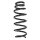 Suspension Spring Front Axle Coil spring with constant wire diameter SPIDAN for e.g. ALFA ROMEO 159