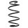 Suspension Spring Front Axle Coil spring with constant wire diameter SPIDAN for AUDI A2