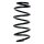 Suspension spring front axle coil spring Ø143mm SPIDAN for e.g. AUDI A3