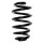 Suspension Spring Rear Axle Coil spring with constant wire diameter SPIDAN for e.g. AUDI A4