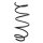 Suspension spring front axle coil spring Ø145mm SPIDAN for e.g. BMW 1 Series