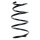 Suspension spring front axle coil spring Ø176mm SPIDAN for e.g. BMW X3