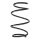 Suspension Spring Front Axle Coil spring with constant wire diameter SPIDAN for BMW Z4 Roadster