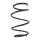 Suspension spring front axle coil spring Ø171mm SPIDAN for e.g. BMW Z4 Roadster