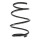 Suspension spring front axle coil spring Ø172mm SPIDAN for e.g. BMW Z4 Roadster