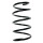 Suspension spring front axle coil spring Ø164mm SPIDAN for BMW 3 Series Compact